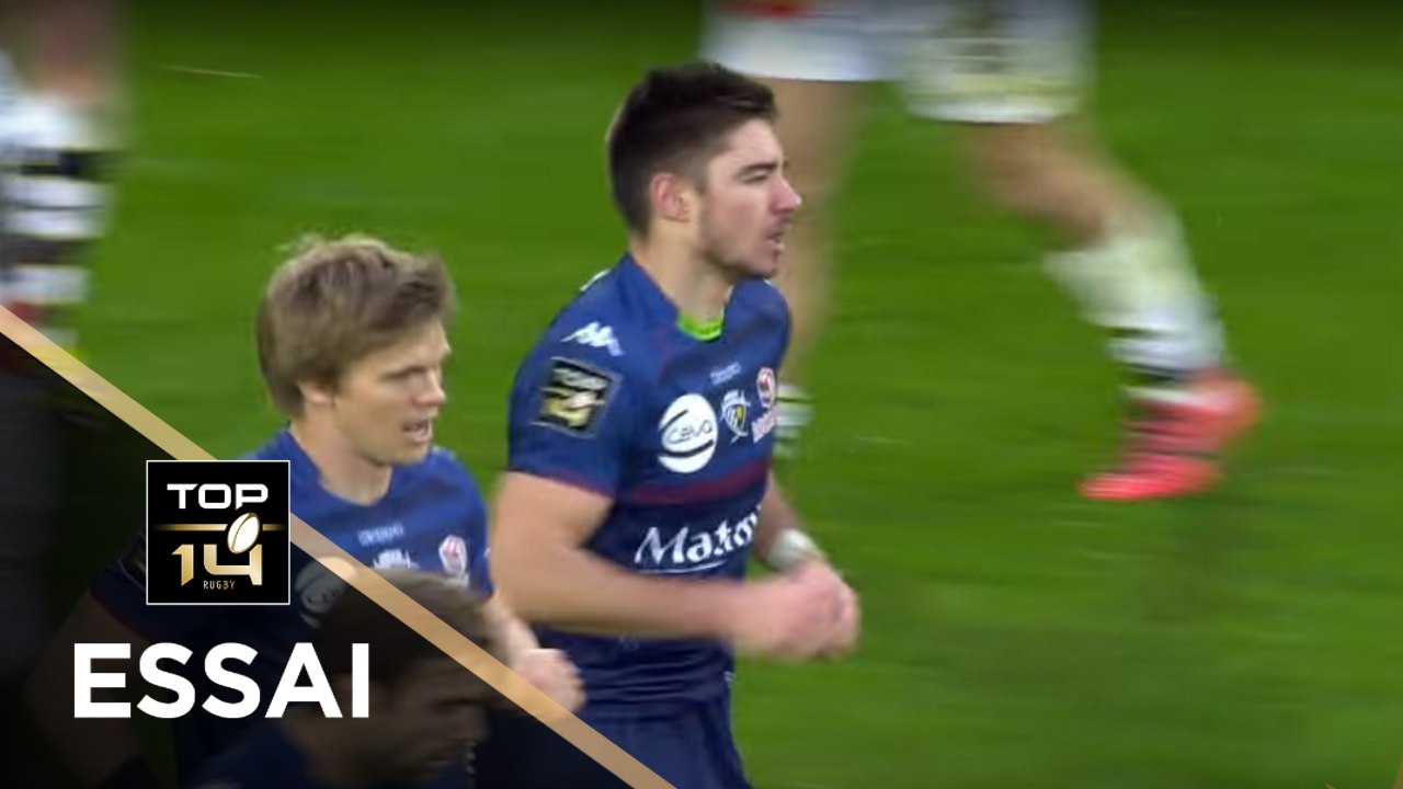 TOP 14 - Essai Geoffrey CROS (UBB) - Bordeaux-Bègles - Castres - J13 - Saison 2017/2018