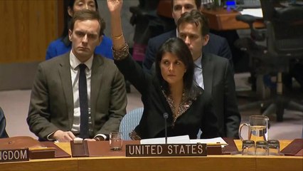 الفيتو الأميركي يحبط مشروع قرار عربيا بشأن القدس