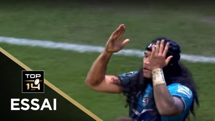 TOP 14 - Essai Joe TOMANE (MHR) - Montpellier - Lyon - J13 - Saison 2017/2018