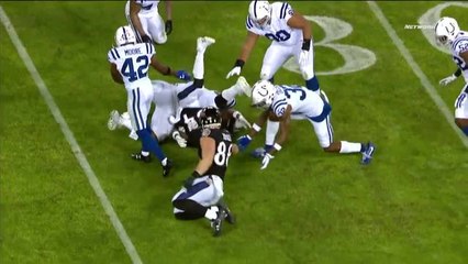 Alex Collins gets upended and fumbles, but Ravens recover it quickly