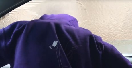 Icy Window Has Boy 'Cracking Up' in Holbrook