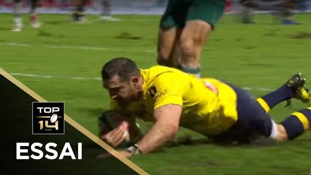 TOP 14 - Essai Scott SPEDDING (ASM) - Pau - Clermont - J13 - Saison 2017/2018