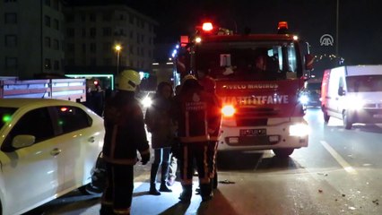Pendik'te zincirleme trafik kazası : 3 yaralı - İSTANBUL