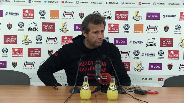 Conf' de presse d'après-match Toulon/Oyonnax
