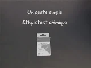 Soufflez vous saurez ! Ethylotest chimique