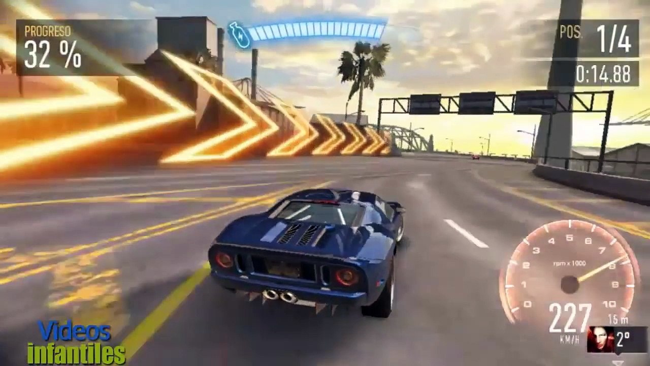 car racing games for kids, jumps, ramps carts in English