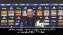 Fortune favoured Juve - Di Francesco