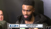 Jaylen Brown, Brad Stevens On Facing The Wizards On Christmas