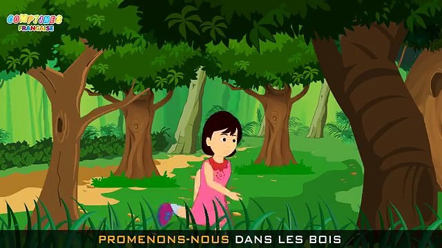 Promenons-nous dans les bois - Comptines françaises - French Nursery Rhyme - YouTube