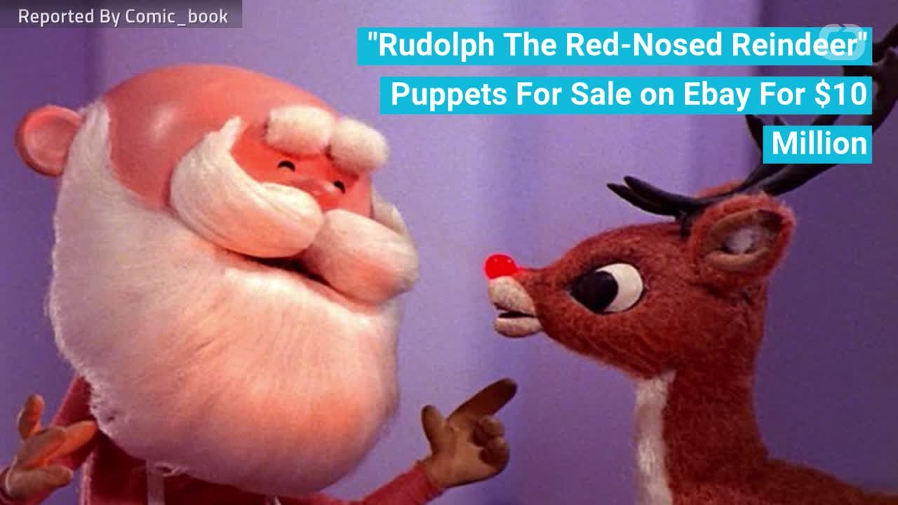 "Rudolph The Red-Nosed Reindeer" Puppets For Sale on Ebay For $10 Million