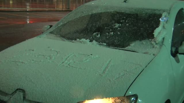 Konya'da Kar Yağışı Kenti Beyaza Bürüdü