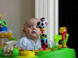 Baby Laughing Hysterically at Ripping Paper - Funny Video