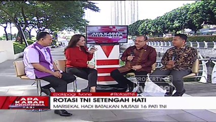 "Rotasi TNI Setengah Hati" [Part 2] - Apa Kabar Indonesia Pagi