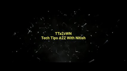 Tech with Nitish | How to make a intro for our Channel