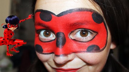 Face Painting (Ladybug Look) Makeup Tutorial