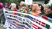 Filistinli kadınlar ABD'nin Kudüs kararını protesto etti - GAZZE