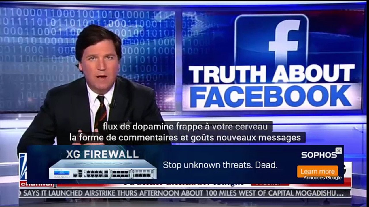 Facebook EXPLOIT une vulnérabilité dans la psychologie humaine! "Tucker Carlson sur les médias sociaux