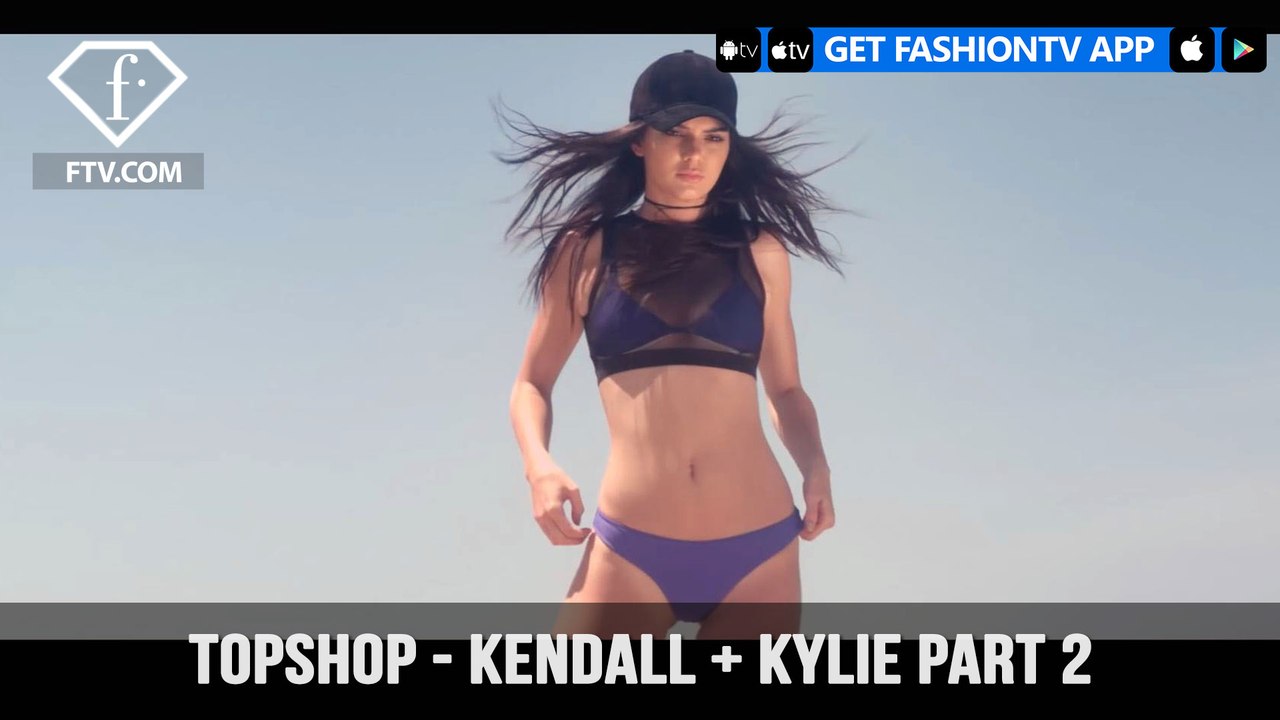 Kendall + Kylie Swim Topshop LA Style Collection Jenner Kardashian Sisters | FashionTV | FTV