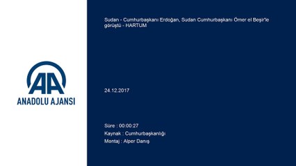 Cumhurbaşkanı Erdoğan, Sudan Cumhurbaşkanı Ömer el Beşir'le görüştü - HARTUM
