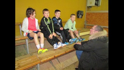 Tournoi de Noël des Débutants 2 avec Annabelle, Nathan, Gwen et Titouan.23/12/2017.