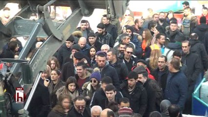 İstiklal Caddesi’nde 'insan seli' yaşandı