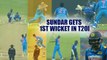 India vs SL 3rd T20I: Washington Sundar takes 1st T20I wicket, dismisses Kusal Perera |Oneindia News