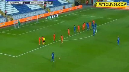 Veysel Sari Goal HD - Kasimpasa	1-1	Basaksehir 24.12.2017