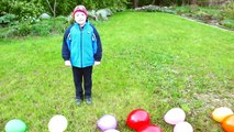 Learn Colours and Popping Water Balloons for C