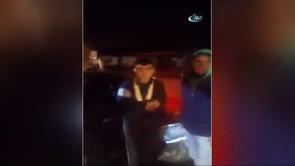 - Serbest bırakılan Cuneydi, ailesine kavuştu