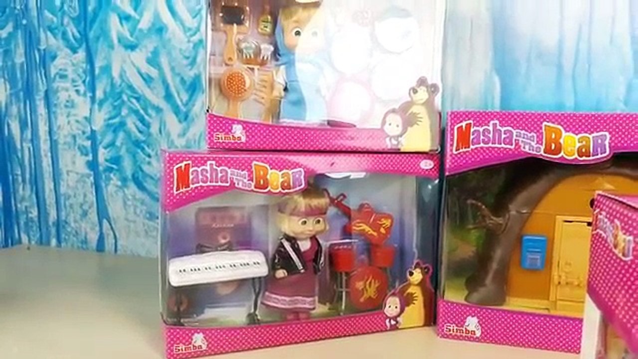 MASHA E ORSO, italiano MASHA SI TINGE I CAPELLI DARCOBALENO, giochi per bambini, Masha parrucchiera