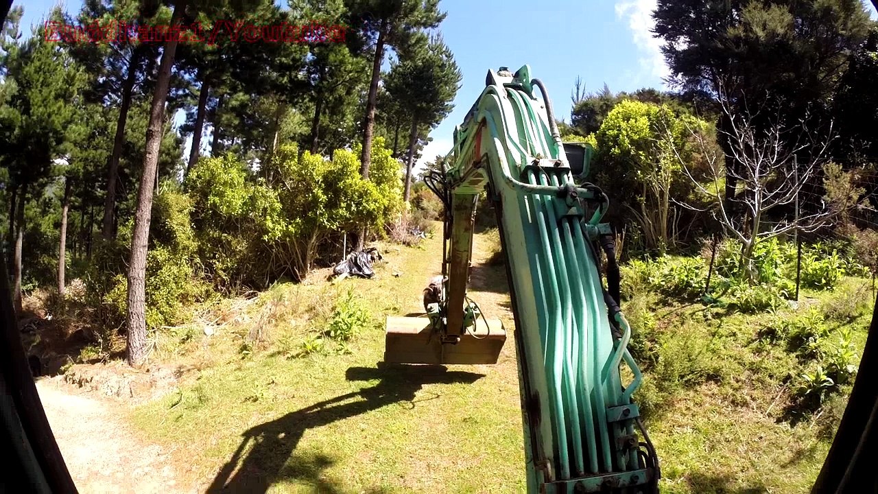Angry Ram vs excavator