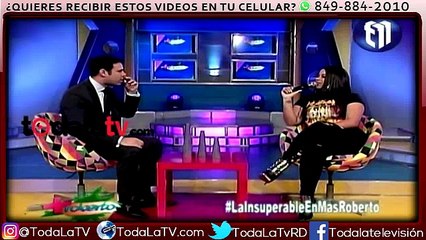 La insuperable habla sobre su tema ´´Me Subo Arriba´´ y de mensajes picantes que le llegan-Más Roberto-Video