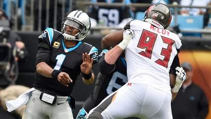 Gerald McCoy beats double team to sack Cam Newton
