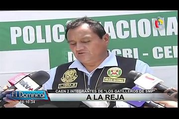 Atrapan a dos integrantes de la banda criminal ‘Los gatilleros de SMP’