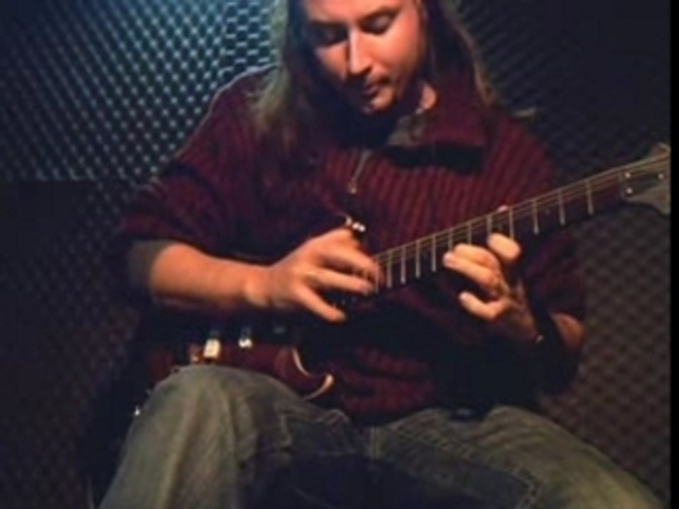 Metal shred solo of Dangerous Words w/ I-Mercury