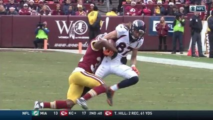 Jordan Taylor sheds multiple tackles, sets Broncos in FG position