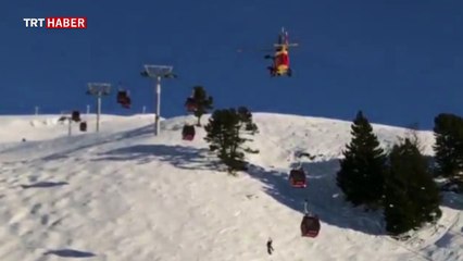 Fransa'da yüzden fazla kişi dağda mahsur kaldı