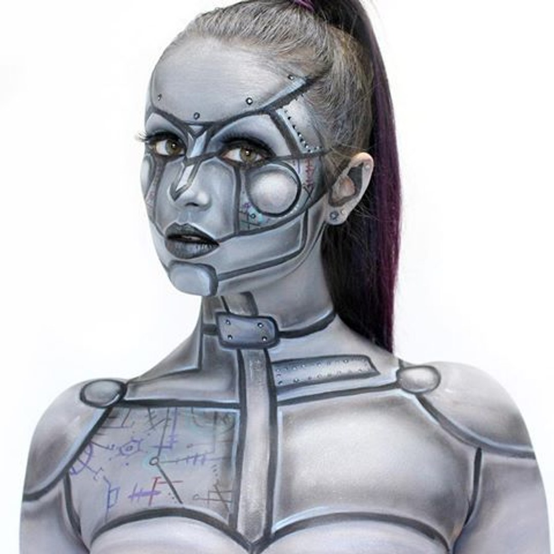 Robot Makeup Tutorial For Halloween - video Dailymotion
