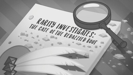 Rarity Investigates - The Case Of The Bedazzled Boot - Pinkie Pie