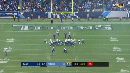 Titans attempt surprise onside kick, referees ultimately rule Rams called a timeout and play is void