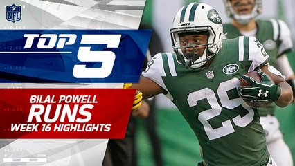 Top 5 Bilal Powell runs | Week 16