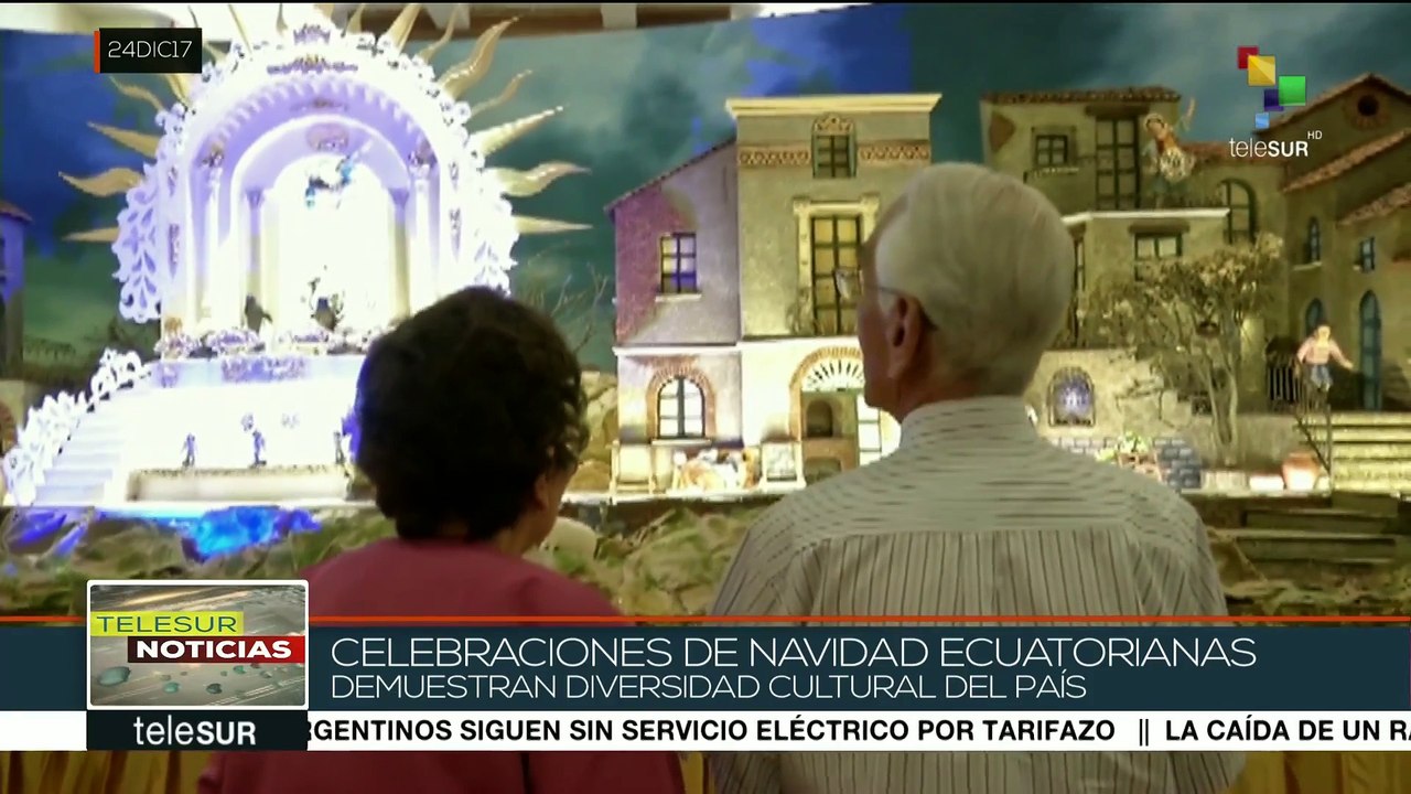 Ecuatorianos celebran la Navidad de diversas formas
