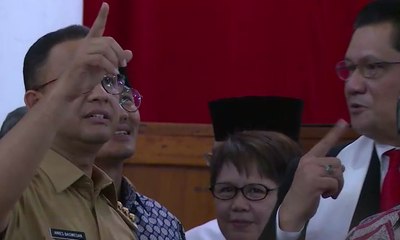 Anies - Sandi Cek Kelancaran Malam Natal