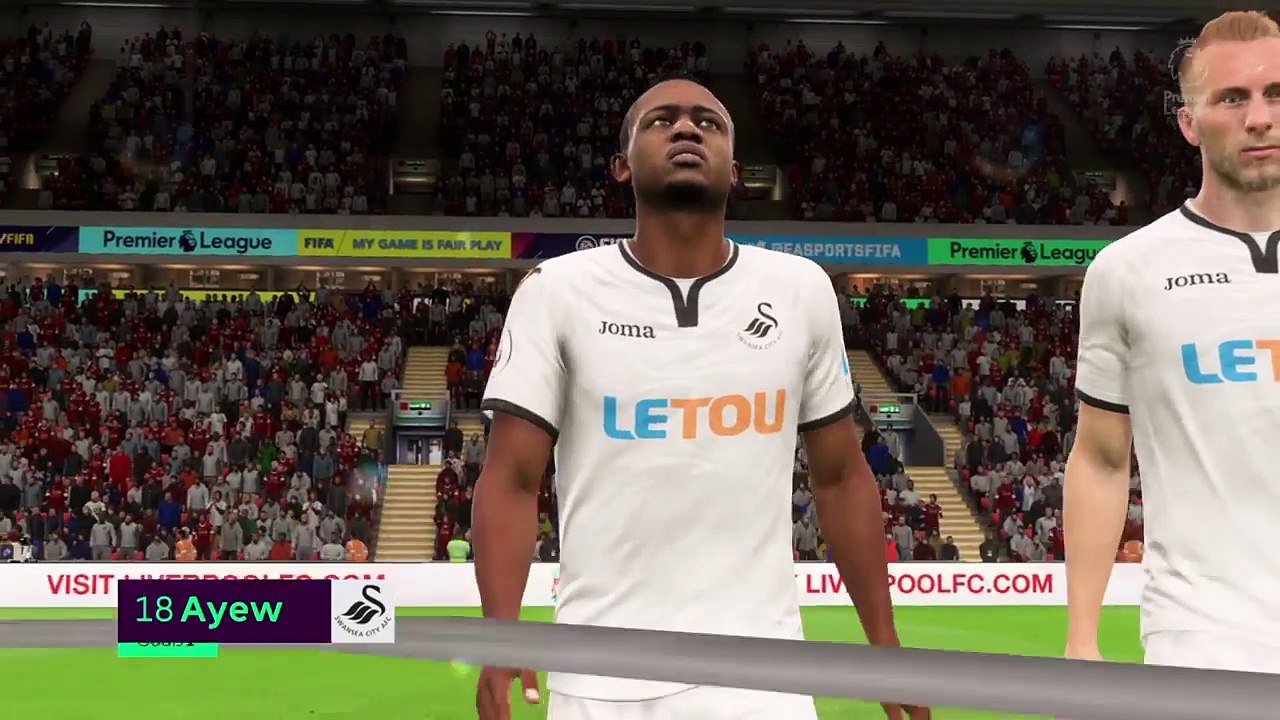 FIFA 18 (ลิเวอร์พูล vs สวอนซี ซิตี้) พรีเมียร์ลีกอังกฤษ ให้เสียงภาษาไทย โดย เป้ยนาเวง