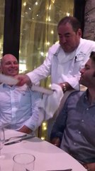 Ate at Emeril Lagasse's restaurant last night and look who was there cooking and serving the food!