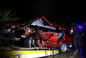 Giresun'da 'Dur' İhtarına Uymayan Şüpheli Araç Kaza Yaptı: 2 Yaralı