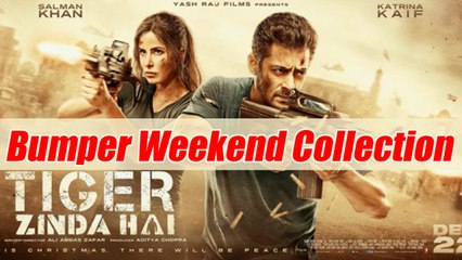 Tiger Zinda Hai First Weekend Collection: Salman Khan, Katrina Kaif crossed 100 crore | FilmiBeat
