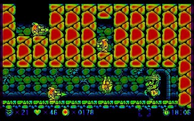 Virtual Boy Wario Land with Trippy Colors