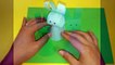 쉬운 입체 토끼 종이접기 Easy three-dimensional rabbit origami-3D paper DIY-afb_QTDJl0Y