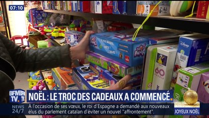 Le troc des cadeaux de Noël a commencé